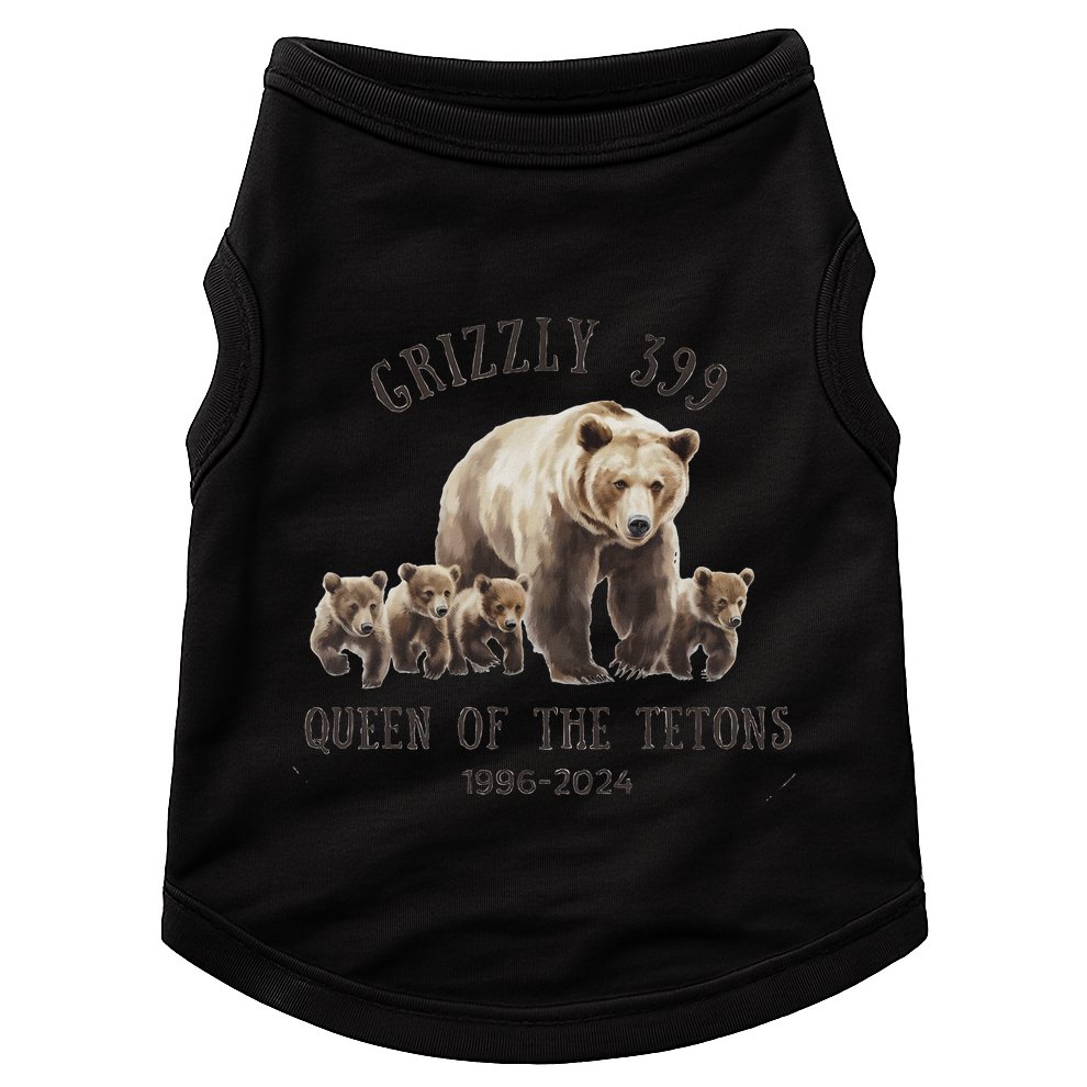 Queen Of The Tetons Grizzly Bear 399 Doggie Tank