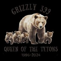 Queen Of The Tetons Grizzly Bear 399 Backpack