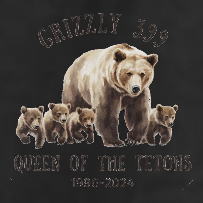 Queen Of The Tetons Grizzly Bear 399 Adult Drive Performance Visor