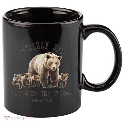 Queen Of The Tetons Grizzly Bear 399 11oz C Handle Ceramic Mug