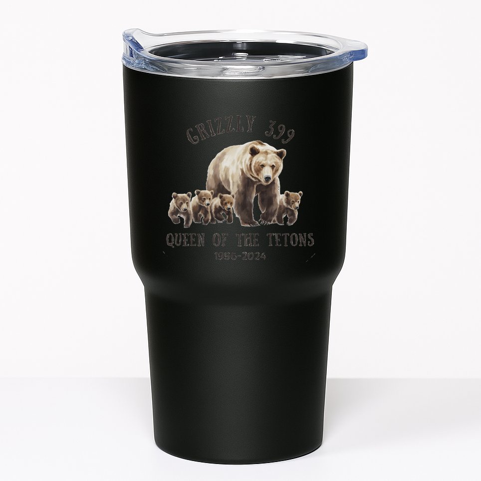 Queen Of The Tetons Grizzly Bear 399 Tumbler