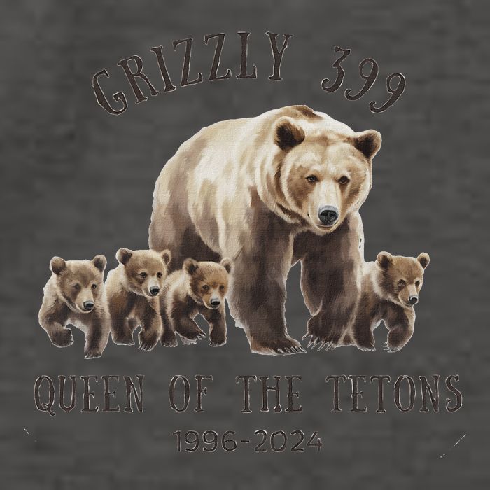 Queen Of The Tetons Grizzly Bear 399 Vector Backpack