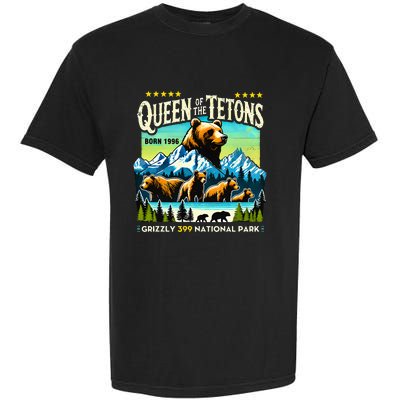 Queen Of The Tetons Grizzly 399 National Park Bear Lovers Garment-Dyed Heavyweight T-Shirt