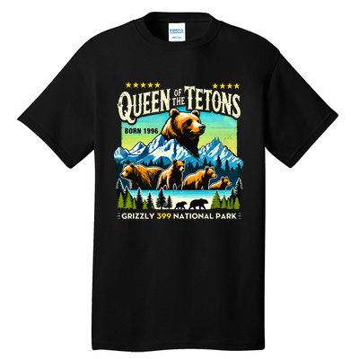 Queen Of The Tetons Grizzly 399 National Park Bear Lovers Tall T-Shirt