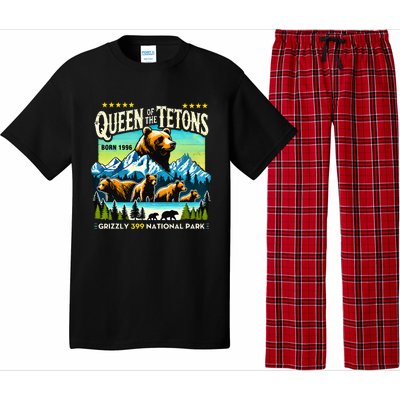 Queen Of The Tetons Grizzly 399 National Park Bear Lovers Pajama Set