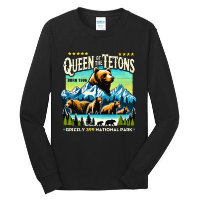 Queen Of The Tetons Grizzly 399 National Park Bear Lovers Tall Long Sleeve T-Shirt