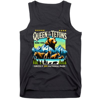 Queen Of The Tetons Grizzly 399 National Park Bear Lovers Tank Top