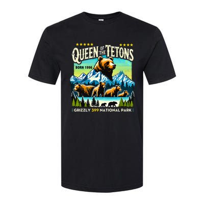 Queen Of The Tetons Grizzly 399 National Park Bear Lovers Softstyle CVC T-Shirt