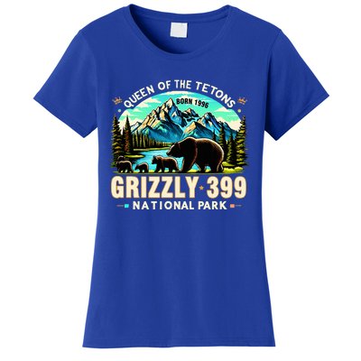 Queen Of The Tetons Grizzly 399 National Park Grizzly Bear Women's T-Shirt