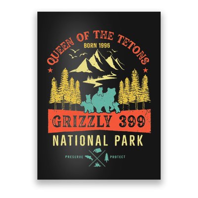 Queen Of The Tetons Grizzly 399 National Park Preserve Poster