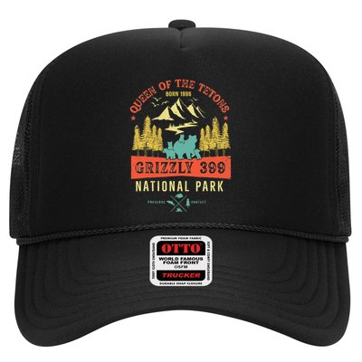 Queen Of The Tetons Grizzly 399 National Park Preserve Trucker Hat