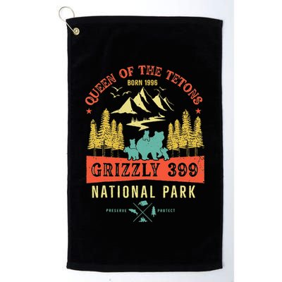 Queen Of The Tetons Grizzly 399 National Park Preserve Golf Towel