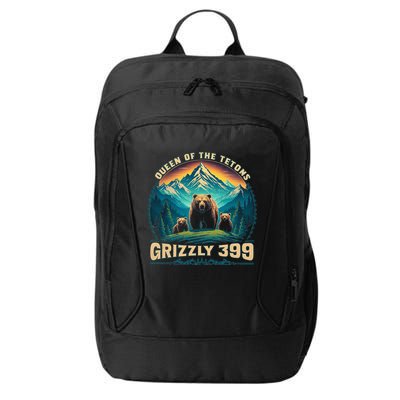 Queen Of The Tetons Grizzly Bear 399 National Park City Backpack