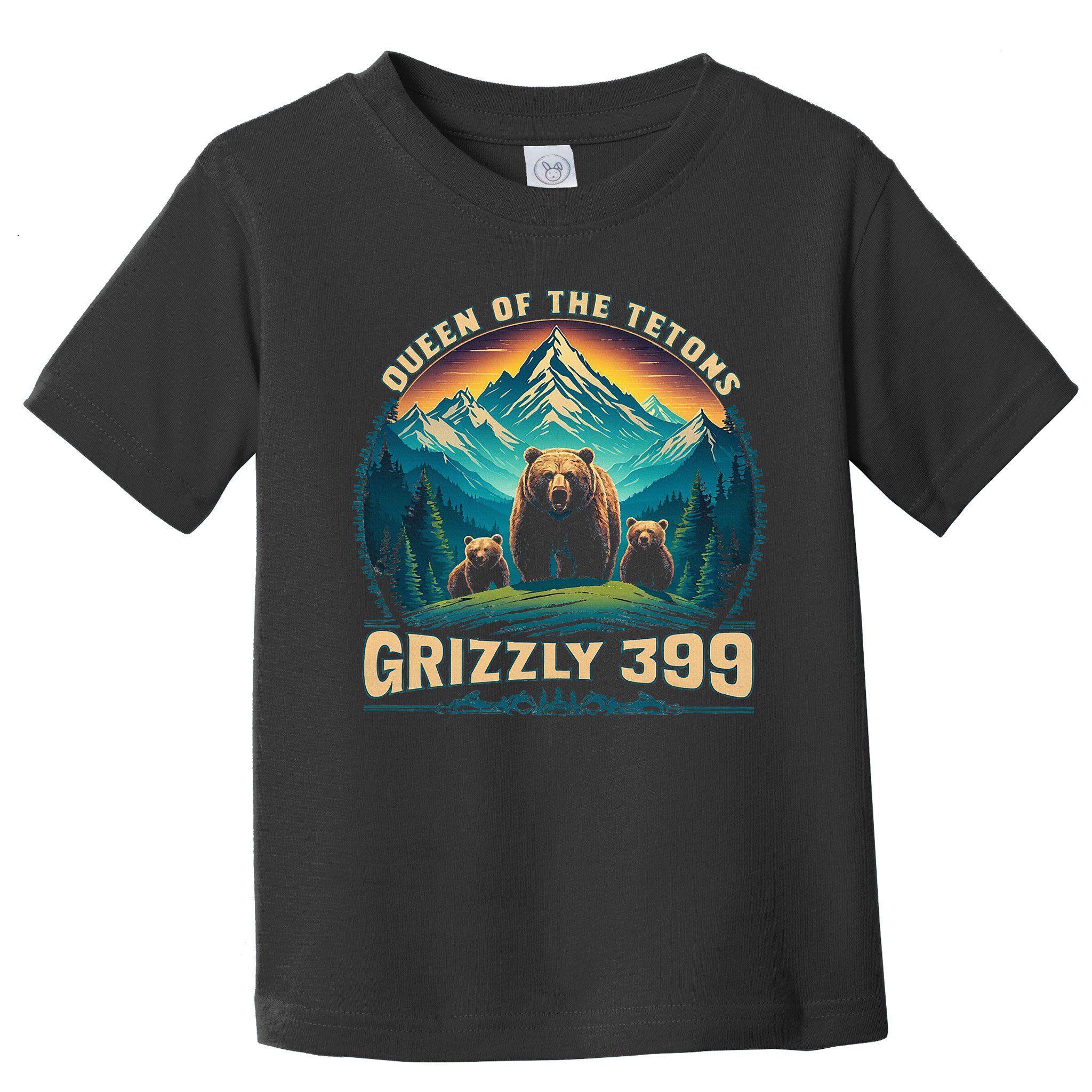 Queen Of The Tetons Grizzly Bear 399 National Park Toddler T-Shirt