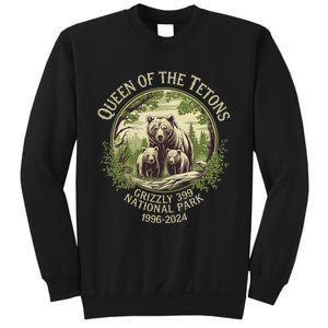 Queen Of The Tetons Grizzly 399 Wildlife Preserve 1996 2024 Sweatshirt