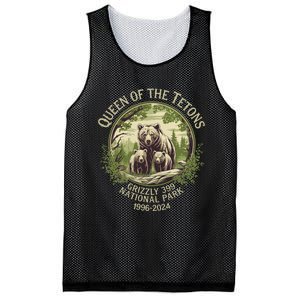 Queen Of The Tetons Grizzly 399 Wildlife Preserve 1996 2024 Mesh Reversible Basketball Jersey Tank