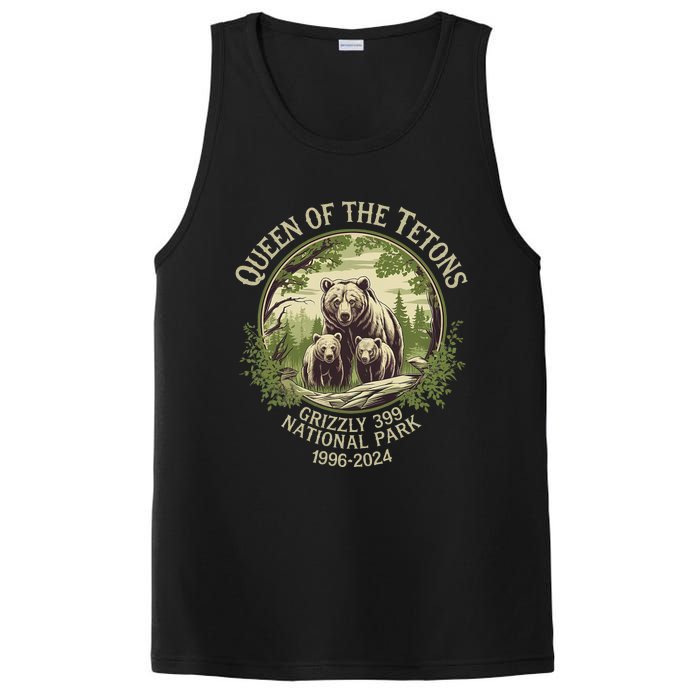 Queen Of The Tetons Grizzly 399 Wildlife Preserve 1996 2024 PosiCharge Competitor Tank