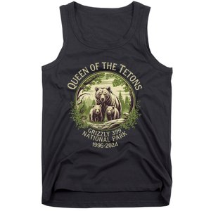 Queen Of The Tetons Grizzly 399 Wildlife Preserve 1996 2024 Tank Top