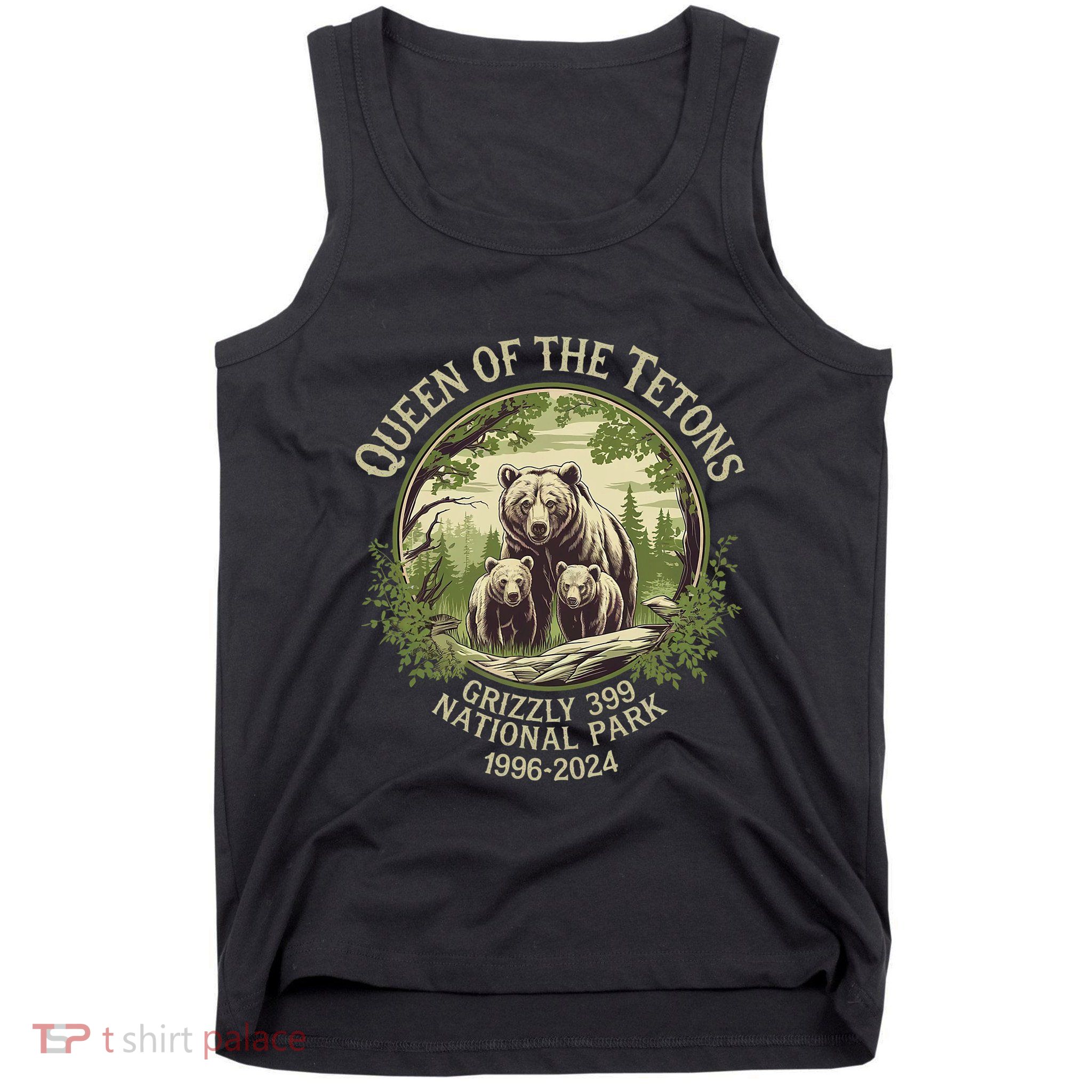 Queen Of The Tetons Grizzly 399 Wildlife Preserve 1996 2024 Tank Top