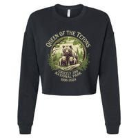 Queen Of The Tetons Grizzly 399 Wildlife Preserve 1996 2024 Cropped Pullover Crew