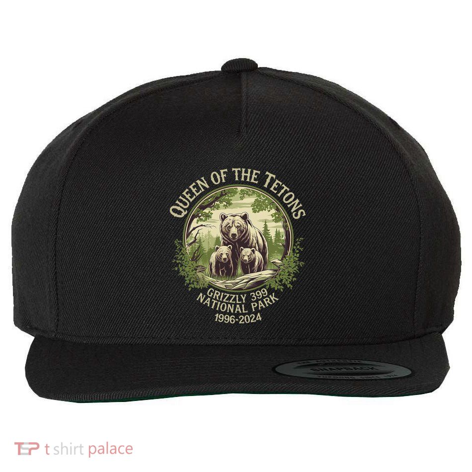 Queen Of The Tetons Grizzly 399 Wildlife Preserve 1996 2024 Wool Snapback Cap