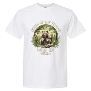 Queen Of The Tetons Grizzly 399 Wildlife Preserve 1996 2024 Garment-Dyed Heavyweight T-Shirt