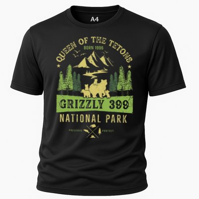 Queen Of The Tetons Grizzly 399 National Park Performance Shirt