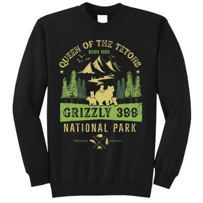 Queen Of The Tetons Grizzly 399 National Park Sweatshirt