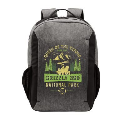 Queen Of The Tetons Grizzly 399 National Park Vector Backpack