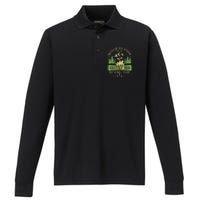 Queen Of The Tetons Grizzly 399 National Park Preserve Performance Long Sleeve Polo