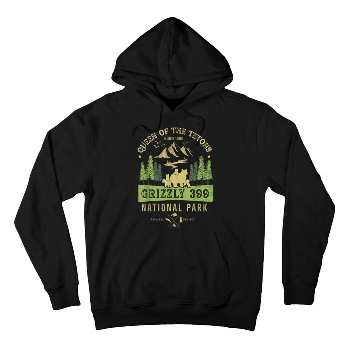 Queen Of The Tetons Grizzly 399 National Park Preserve Hoodie