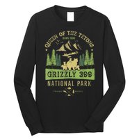 Queen Of The Tetons Grizzly 399 National Park Preserve Long Sleeve Shirt