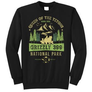 Queen Of The Tetons Grizzly 399 National Park Preserve Sweatshirt