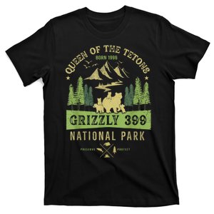 Queen Of The Tetons Grizzly 399 National Park Preserve T-Shirt