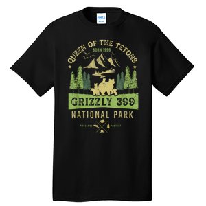 Queen Of The Tetons Grizzly 399 National Park Preserve Tall T-Shirt