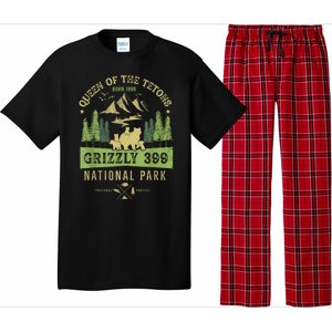 Queen Of The Tetons Grizzly 399 National Park Preserve Pajama Set