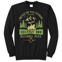 Queen Of The Tetons Grizzly 399 National Park Preserve Tall Sweatshirt