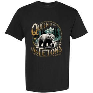 Queen Of The Tetons Grizzly 399 National Park Preserve Garment-Dyed Heavyweight T-Shirt