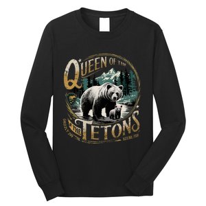 Queen Of The Tetons Grizzly 399 National Park Preserve Long Sleeve Shirt