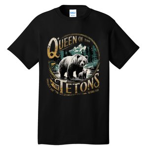 Queen Of The Tetons Grizzly 399 National Park Preserve Tall T-Shirt