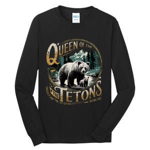 Queen Of The Tetons Grizzly 399 National Park Preserve Tall Long Sleeve T-Shirt