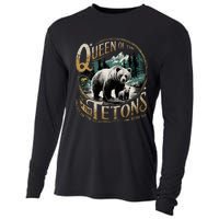 Queen Of The Tetons Grizzly 399 National Park Preserve Cooling Performance Long Sleeve Crew