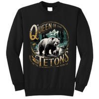 Queen Of The Tetons Grizzly 399 National Park Preserve Tall Sweatshirt