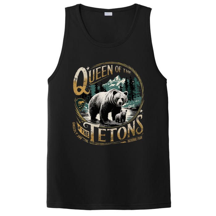 Queen Of The Tetons Grizzly 399 National Park Preserve PosiCharge Competitor Tank