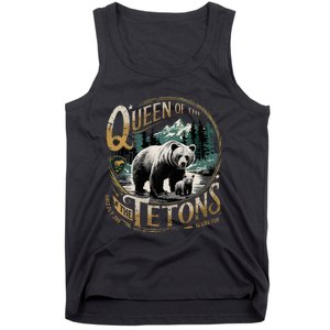 Queen Of The Tetons Grizzly 399 National Park Preserve Tank Top