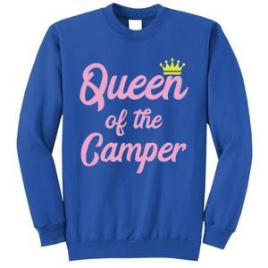 Queen Of The Camper Cute Matching King And Queen Camping Funny Gift Sweatshirt