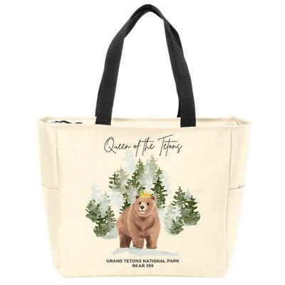 Queen Of The Tetons Grizzly Bear 399 Gtnp Zip Tote Bag