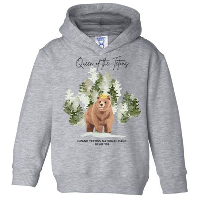 Queen Of The Tetons Grizzly Bear 399 Gtnp Toddler Hoodie