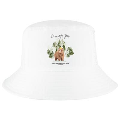 Queen Of The Tetons Grizzly Bear 399 Gtnp Cool Comfort Performance Bucket Hat