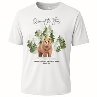 Queen Of The Tetons Grizzly Bear 399 Gtnp Cooling Performance Crew T-Shirt
